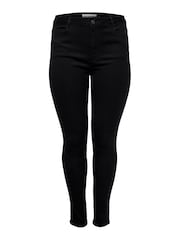 ONLY Curve Black High Waist Skinny Jeans - Image 6 of 7
