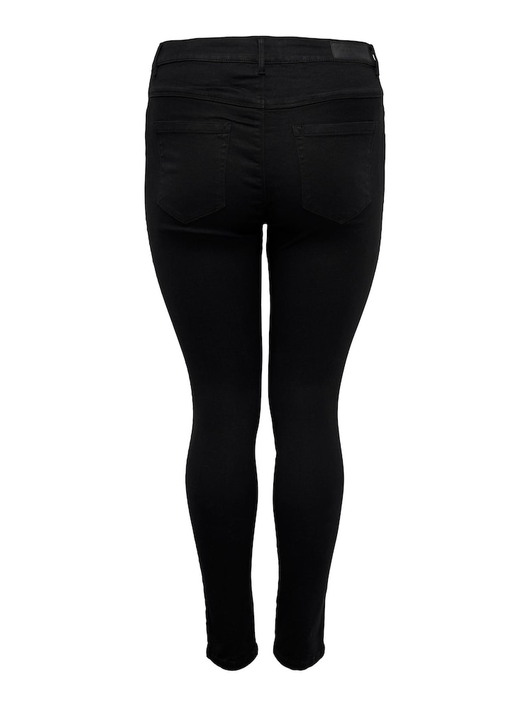 ONLY Curve Black High Waist Skinny Jeans - Image 7 of 7