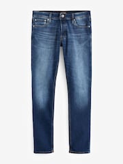 JACK & JONES Washed Blue Glenn Slim Fit Jeans - Image 3 of 4
