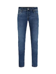 JACK & JONES Washed Blue Glenn Slim Fit Jeans - Image 7 of 8