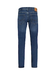JACK & JONES Washed Blue Glenn Slim Fit Jeans - Image 8 of 8
