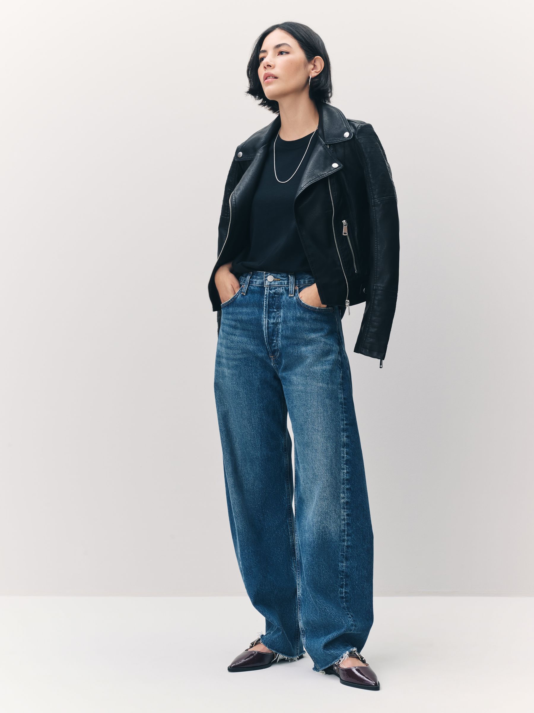 Buy VERO MODA Black Faux Leather Biker Jacket from Next USA