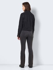 NOISY MAY Black Fitted Denim Jacket - Image 2 of 6