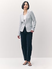 VERO MODA Grey Fitted Blazer - Image 4 of 8
