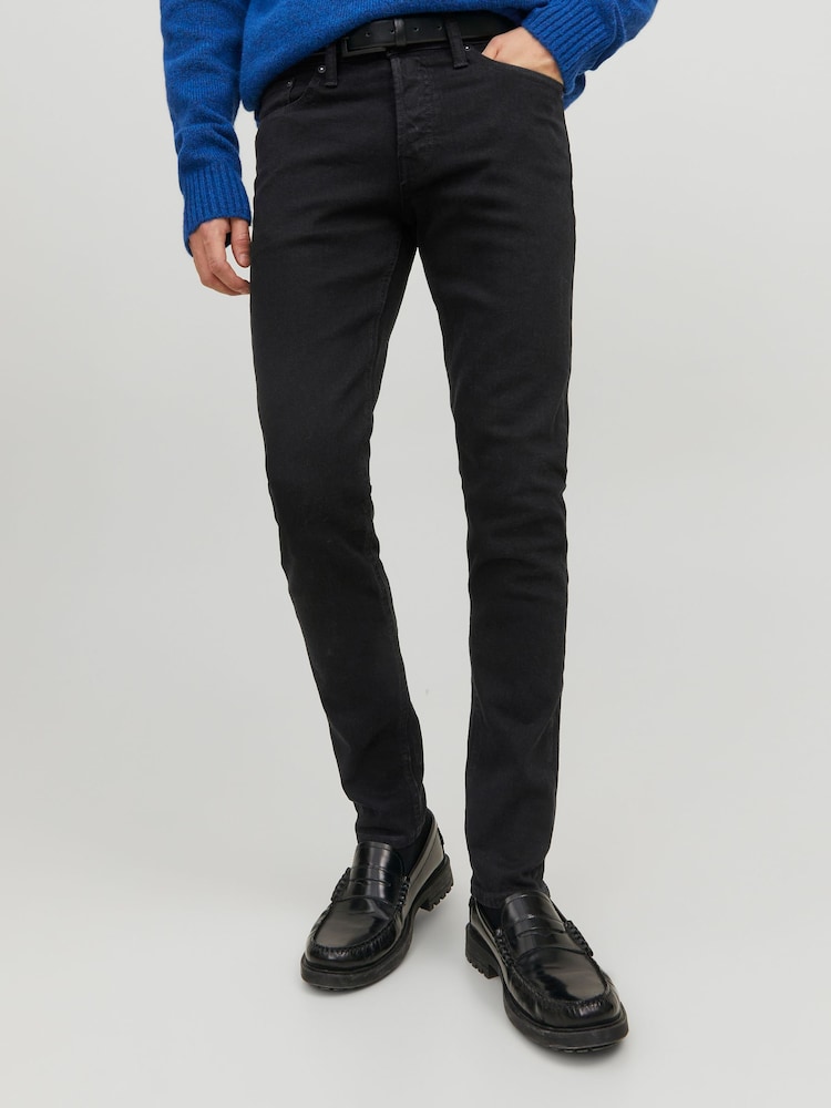JACK & JONES Black Chrome Glenn Slim Fit Jeans - Image 1 of 1 JACK & JONES Black Chrome Glenn Slim Fit Jeans - Image 1 of 1