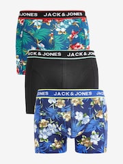 حزمة من 3 بوكسرات قطن 100% مزيّنة بشعار من JACK & JONES - صورة 1 من 9