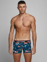 حزمة من 3 بوكسرات قطن 100% مزيّنة بشعار من JACK & JONES - صورة 4 من 9