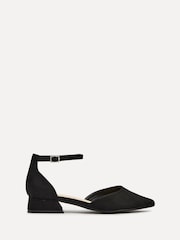 Preto - Linzi Wide Fit Dolly Low Block Court Heels - Imagem 2 de 5