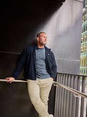 BadRhino Big & Tall Blue Injected Slub T-Shirt - Image 3 of 3