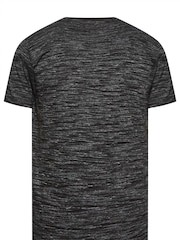 BadRhino Big & Tall Black Injected Slub T-Shirt - Image 2 of 2