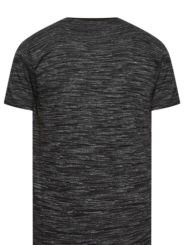 BadRhino Big & Tall Black Injected Slub T-Shirt - Image 2 of 2