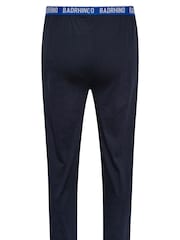 BadRhino Big & Tall Blue 100% Cotton Lounge Trousers - Image 4 of 5