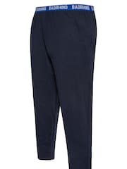 BadRhino Big & Tall Blue 100% Cotton Lounge Trousers - Image 5 of 5