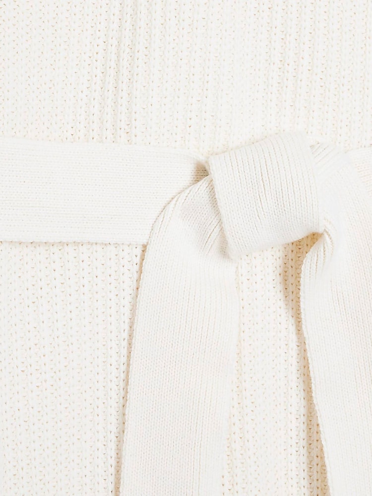 River Island Cream Roll Neck Midi Dress - Image 6 of 6