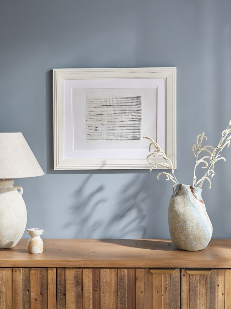 White Wolton Wood Large Picture Frame - Image 1 of 7