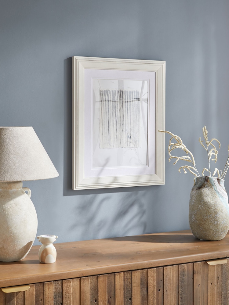 White Wolton Wood Large Picture Frame - Image 4 of 7