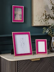 Pink Velvet Picture Frame - Image 2 of 5