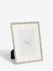 Silver Metal Diamante Photo Frame - Image 2 of 4