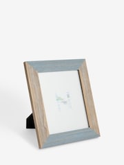 Blue Distressed Coatal Wood Photo Frame - Image 3 of 4