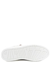 Pavers Cream Zip Up Chunky Platform Trainers - Image 3 of 5