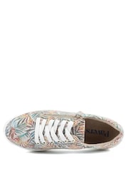 Pavers Cream Zip Up Chunky Platform Trainers - Image 5 of 5