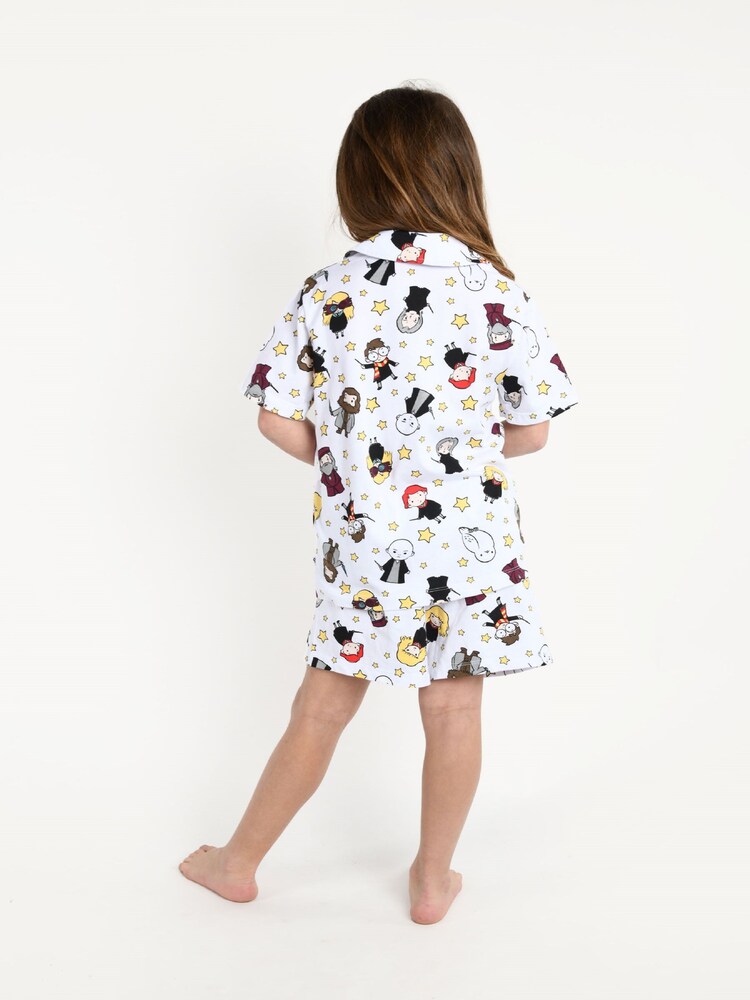 Brand Threads Blue Harry Potter Girls Short Pyjama Set - Image 2 of 3