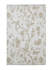 Laura Ashley Grey 100% Cotton Oriental Garden Towel - Image 4 of 8
