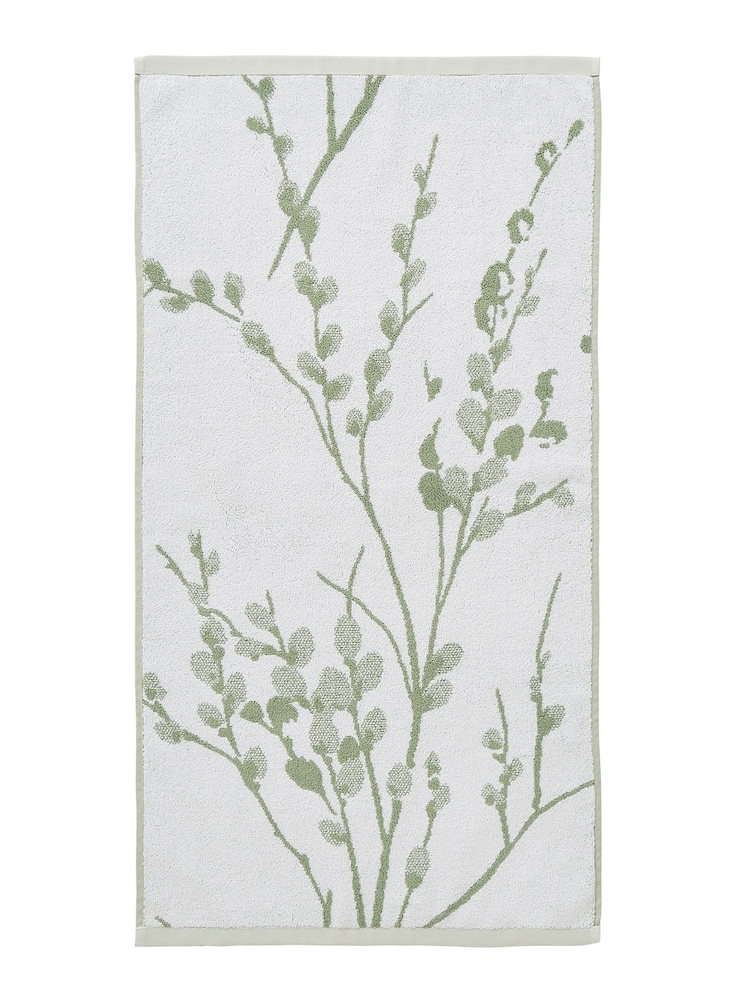 Laura Ashley Green Pussy Willow 100% Cotton Towel - Image 8 of 8 Laura Ashley Green Pussy Willow 100% Cotton Towel - Image 8 of 8