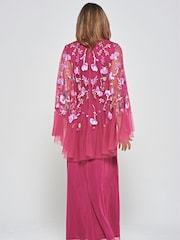 Frock and Frill Purple Embroidered Maxi Dress - Image 2 of 3
