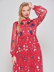 Frock & Frill Pink Embroidered Maxi Dress - Image 4 of 4