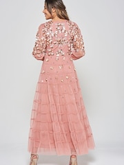 Frock and Frill Pink Embellished Maxi Dress - Image 2 of 4