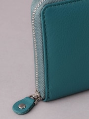 Lakeland Leather Light Green Small Zip Purse - Image 4 of 5