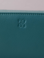 Lakeland Leather Light Green Small Zip Purse - Image 5 of 5