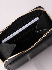 Lakeland Leather Dark Black Small Zip Purse - Image 3 of 5