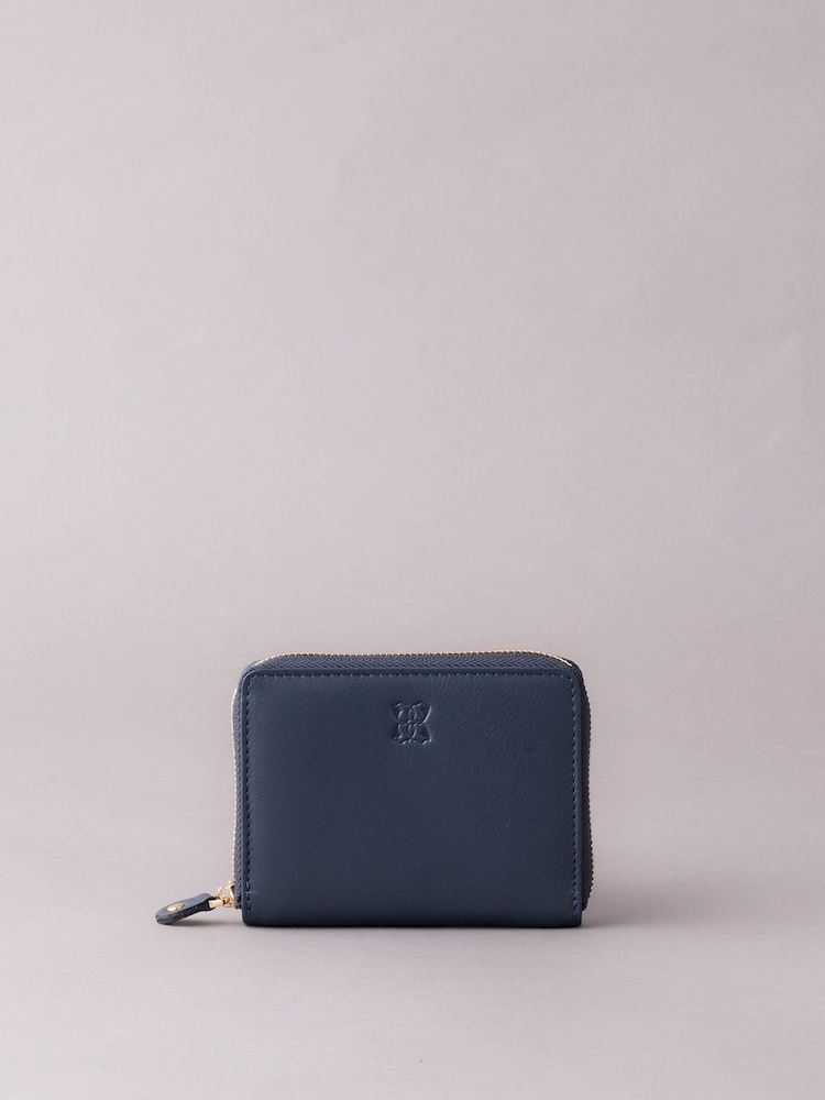 Lakeland Leather Dark Navy Blue Small Zip Purse - Image 1 of 5
