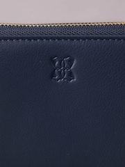 Lakeland Leather Dark Navy Blue Small Zip Purse - Image 4 of 5