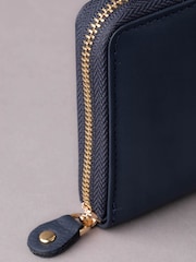 Lakeland Leather Dark Navy Blue Small Zip Purse - Image 5 of 5