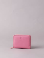Lakeland Leather Light Mauve Pink Small Zip Purse - Image 2 of 5