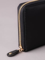 Lakeland Leather Black Large Leather Zip Purse - Image 4 of 5