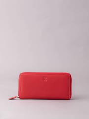Lakeland Leather Red Large Leather Zip Purse - Image 1 of 5