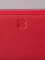 Lakeland Leather Red Large Leather Zip Purse - Image 5 of 5