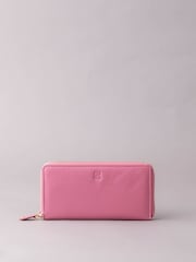 Lakeland Leather Mauve Pink Large Leather Zip Purse - Image 1 of 5