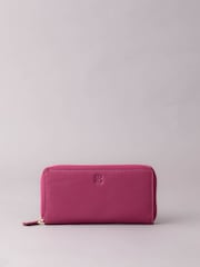 Lakeland Leather Cranberry Large Leather Zip Purse - Image 1 of 5