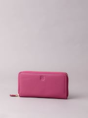 Lakeland Leather Cranberry Large Leather Zip Purse - Image 2 of 5