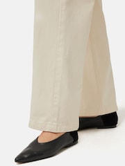 Jigsaw Black Flat Pointed Linnie Ballerina Shoes - Image 6 of 6