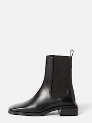 Jigsaw Kent Leather Black Boots - Image 1 of 6