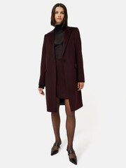 Jigsaw Red Relaxed Wool City Coat - Image 1 of 7