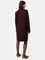 Jigsaw Red Relaxed Wool City Coat - Image 2 of 7