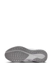 Nike White/Silver Pegasus 41 Road Running Trainers - Image 8 of 11
