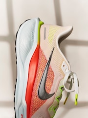 Nike White Pegasus 41 Road Running Trainers - Image 3 of 21